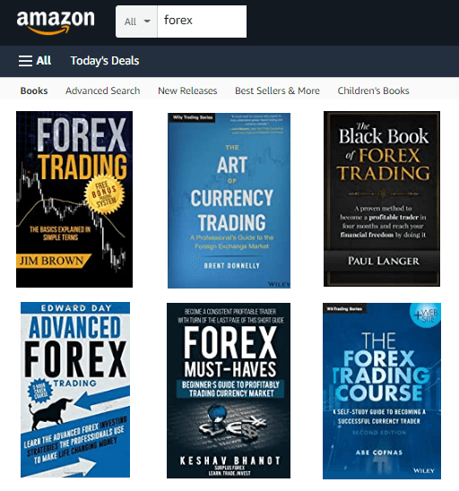 หนังสือ Forex บน Amazon