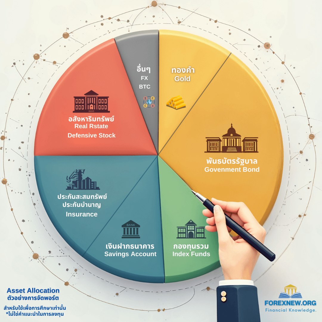 ตัวอย่างการทำ Asset Allocation